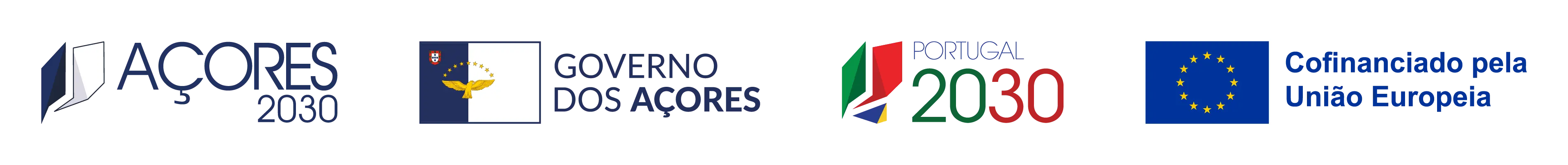 Azores 2020, Government of the Azores, Portugal 2020 and European Union logos — co-financing
